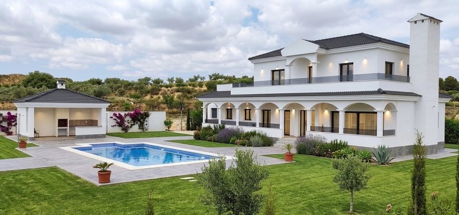 Casas Pastor 4 — vivienda unifamiliar aislada con piscina y porche